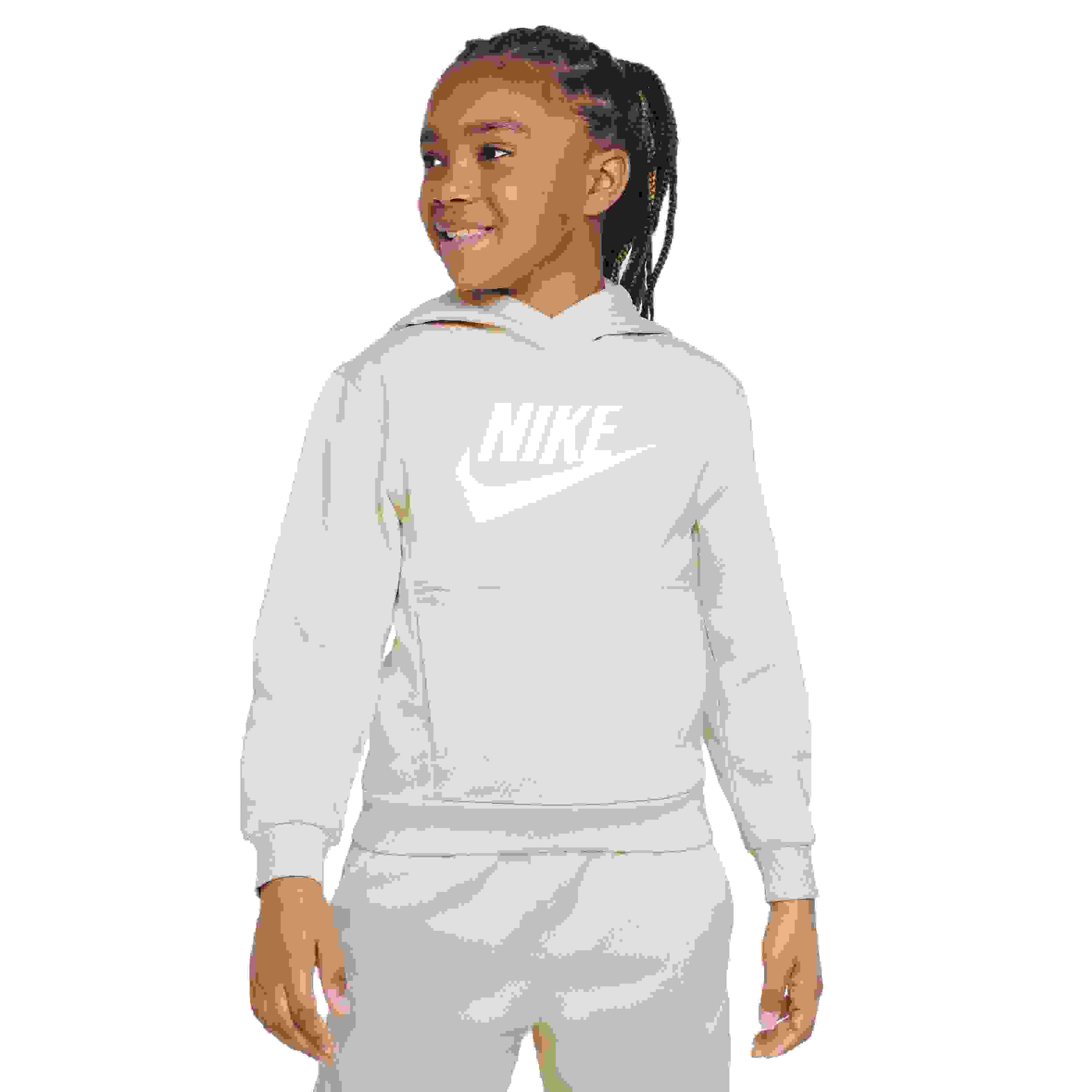 Nike Sportswear Club Fleece HBR Big Kids' Brown Hoodie